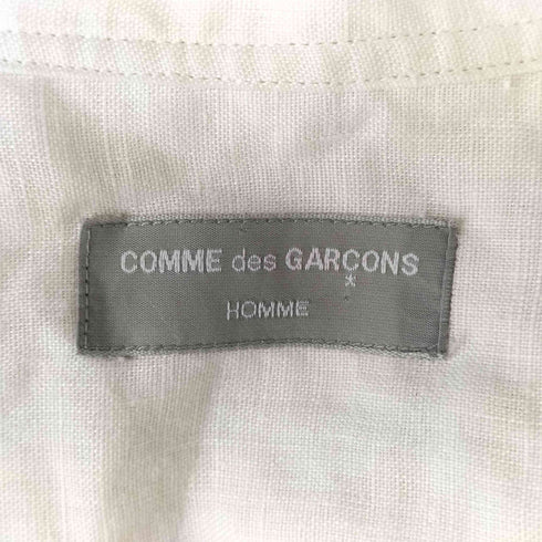 コムデギャルソンオム COMME des GARCONS HOMME 01SS 田中オム オープンカラー リネン シャツ メンズ