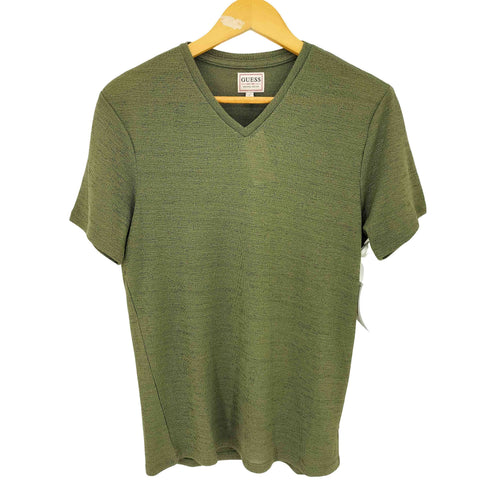 ゲス GUESS Gauze V-Neck Tee メンズ import:S