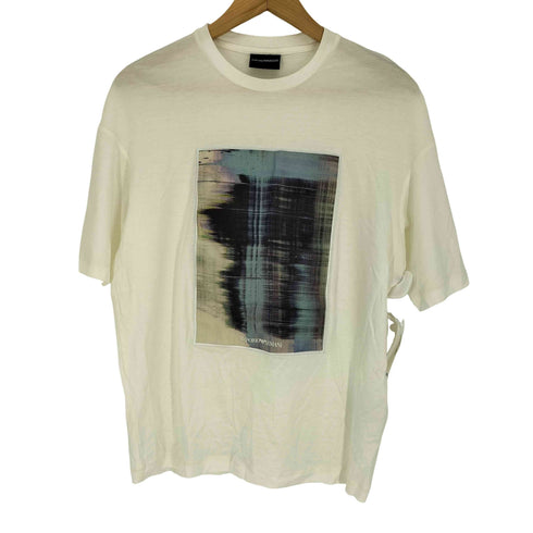 エンポリオアルマーニ EMPORIO ARMANI 21SS フロント プリント S/S クルーネック Tシャツ メンズ import:XS