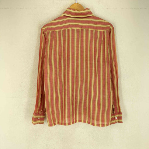 70s~ ary-way コットンポリ ボックス ストライプシャツ メンズ JPN:M