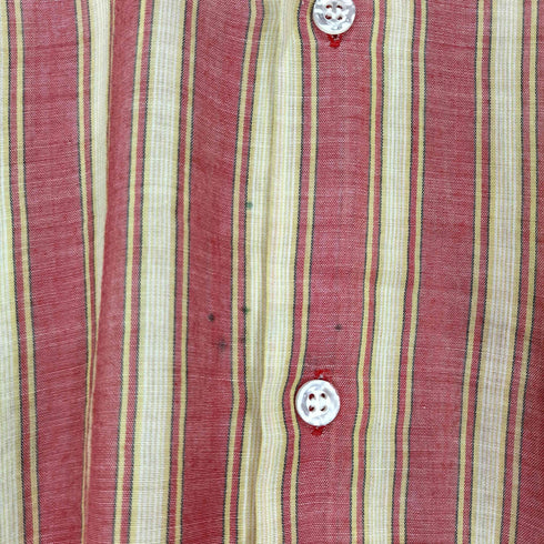 70s~ ary-way コットンポリ ボックス ストライプシャツ メンズ JPN:M