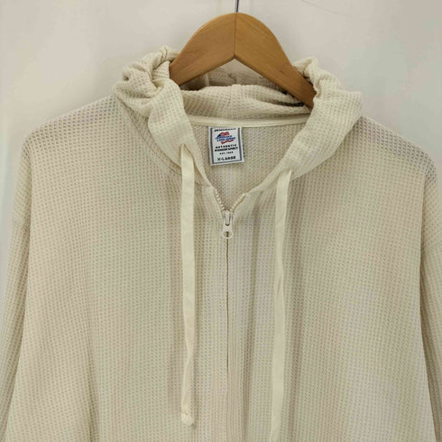 JEMORGAN LONG JOHNS ワッフル サーマル ジップアップパーカー メンズ JPN:XL