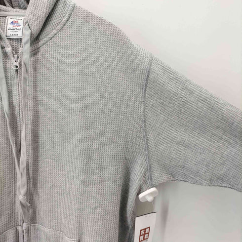 JEMORGAN LONG JOHNS ワッフル サーマル ジップアップパーカー メンズ JPN:L