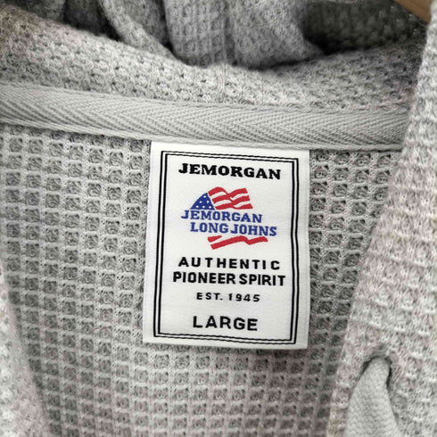 JEMORGAN LONG JOHNS ワッフル サーマル ジップアップパーカー メンズ JPN:L