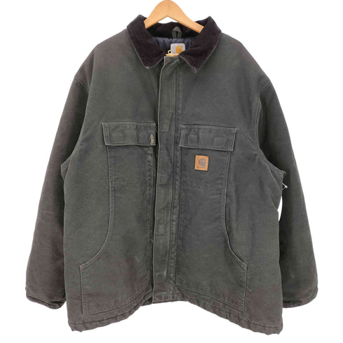 カーハート Carhartt 00S トラディショナル ジャケット モスグリーン バック ペイント カスタム メンズ 2XL