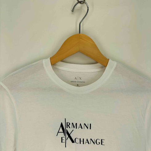 アルマーニエクスチェンジ ARMANI EXCHANGE フロント ロゴ プリント S/S クルーネック Tシャツ レディース import:S