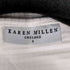 KAREN MILLEN ENGLAND ワッフルVネックトップTシャツ レディース 1