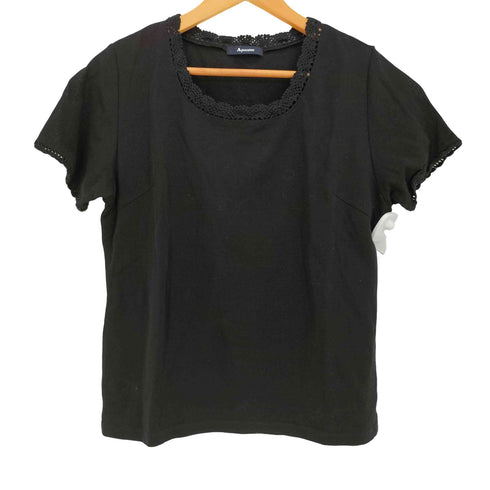 アクアスキュータム AQUASCUTUM レース クルーネック S/S Tシャツ レディース