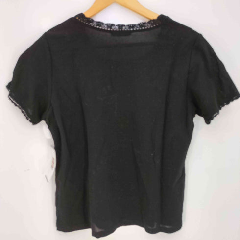 アクアスキュータム AQUASCUTUM レース クルーネック S/S Tシャツ レディース