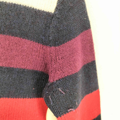 ブルックスブラザーズレッドフリース BROOKS BROTHERS REDFLEECE ウールボーダーセーター レディース JPN:XS