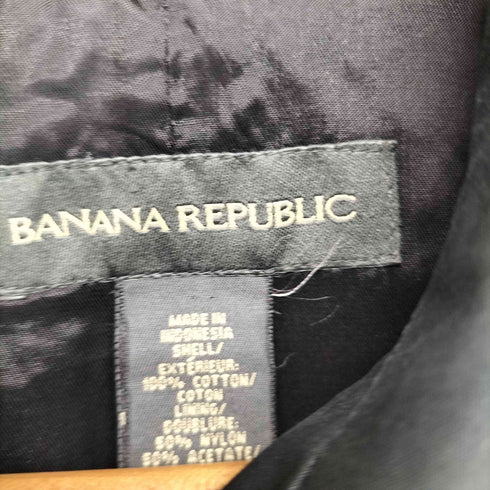 バナナリパブリック BANANA REPUBLIC 00S 比翼ステンカラーコート レディース JPN:XS