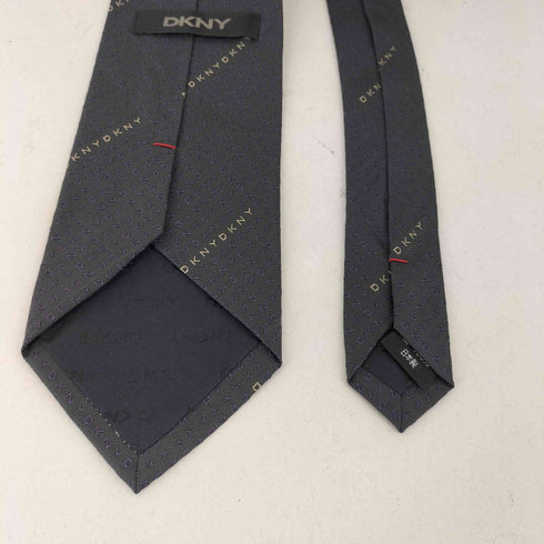 ダナキャランニューヨーク DKNY シルク ロゴ ネクタイ メンズ