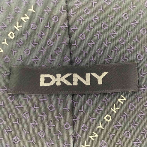 ダナキャランニューヨーク DKNY シルク ロゴ ネクタイ メンズ