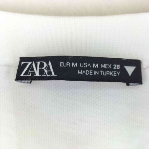 ザラ ZARA ミラードットデザイン S/S カットソー レディース import:M
