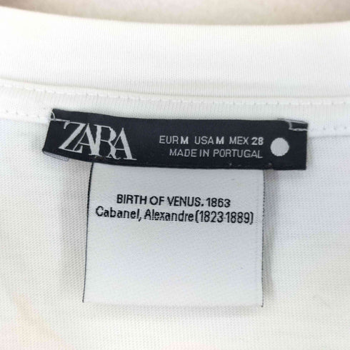 ザラ ZARA ALEXANDRE CABANEL ARTY T-SHIRT レディース import:M