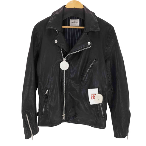 モーレー Montley GOAT LEATHER ゴートレザーダブルライダースジャケット メンズ