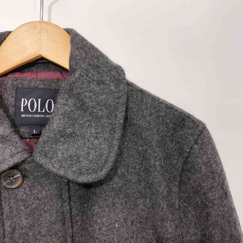 ポロブリティッシュカントリースピリット POLO BRITISH COUNTRY SPIRIT メルトンウール ステンカラーコート メンズ import:L
