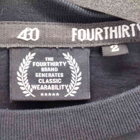 フォーサーティー fourthirty プリントロゴロングスリーブ メンズ 2