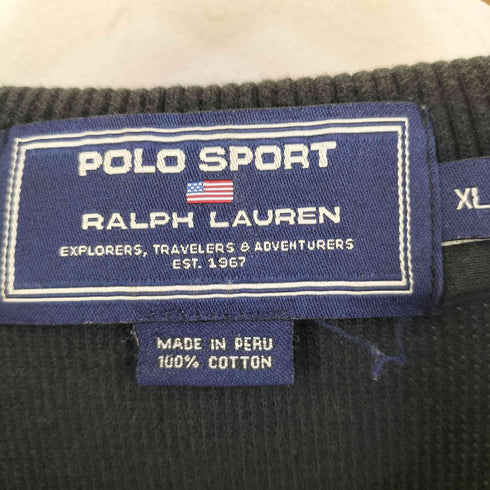 ポロスポーツラルフローレン POLO SPORT RALPH LAUREN コットン L/S ポロシャツ メンズ XL