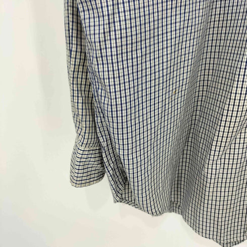 ラルフローレン RALPH LAUREN 90s ポニー刺繍 ボタンダウン チェック シャツ メンズ LL