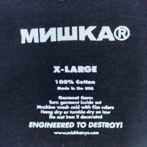 ミシカ MISHKA キャラクター ゾンビ グラフィックTシャツ メンズ import:XL