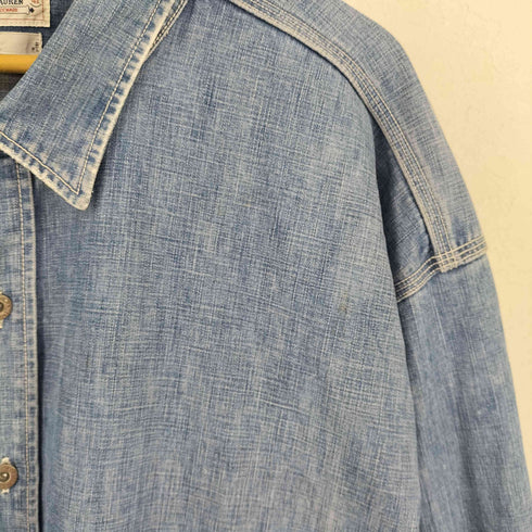 ポロラルフローレン POLO RALPH LAUREN 90s オーバーサイズ デニムシャツ メンズ 4X