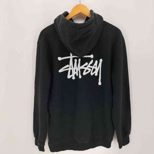 ステューシー Stussy ショーンフォントロゴ 両面プリント ジップアップ パーカー メンズ import:L