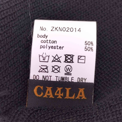 カシラ CA4LA コットン混 ニット帽 メンズ