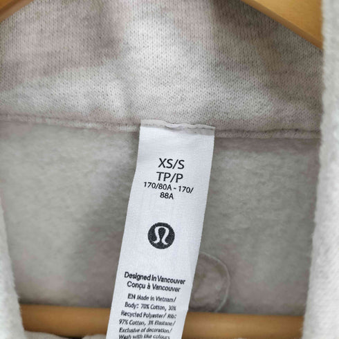 ルルレモン lululemon Scuba オーバーサイズ ファネルネックハーフジップ レディース import:XS