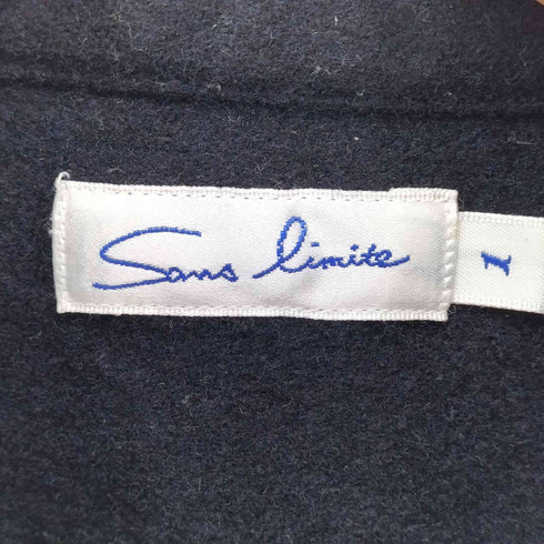 サンリミット Sans limite flannel shirt CPO 大開襟 ウール CPOシャツ ジャケット メンズ 1