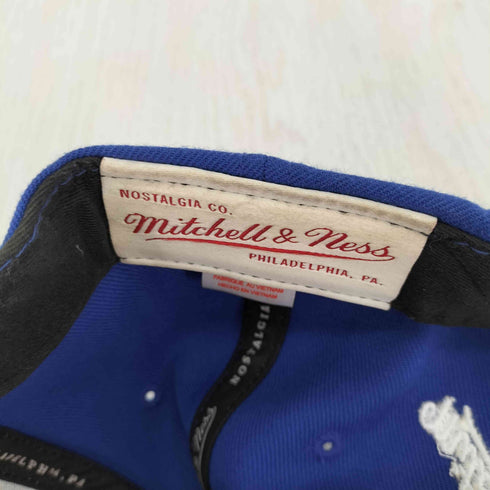 ミッチェルアンドネス mitchell&ness basketball team ロゴ刺繍 スナップバック キャップ メンズ
