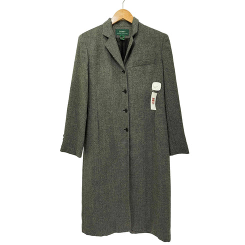 ローレンラルフローレン LAUREN RALPH LAUREN 90s ウール アルパカ ツイード チェスターコート レディース US:8
