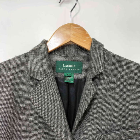 ローレンラルフローレン LAUREN RALPH LAUREN 90s ウール アルパカ ツイード チェスターコート レディース US:8