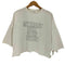 サクラ SACRA EX.FINE FLEECE CROPPED LOGO TOP レディース 38