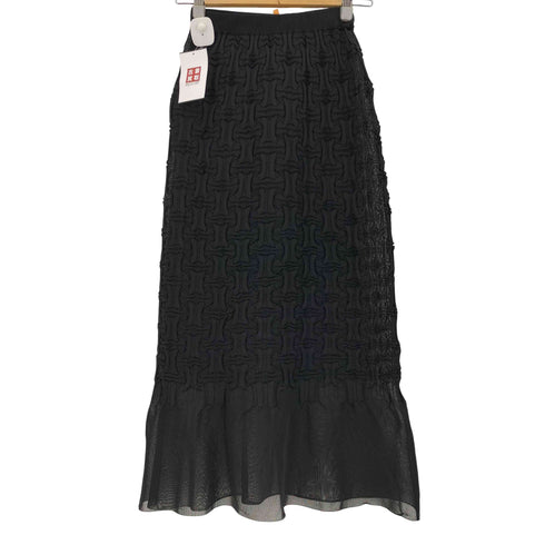 OPEN SESAME CLUB sheer lattice skirt レディース 1