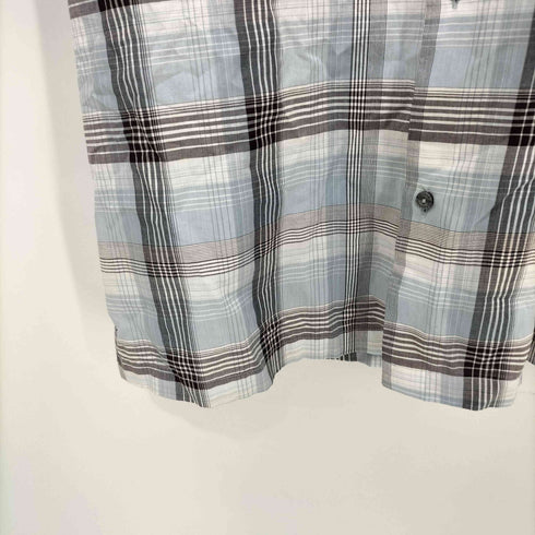 ドルチェアンドガッバーナ DOLCE&GABBANA Y2K コットン チェック レギュラーカラー S/S シャツ メンズ 40