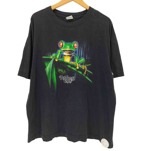 企業ロゴ アニマルプリント クルーネックTシャツ メンズ