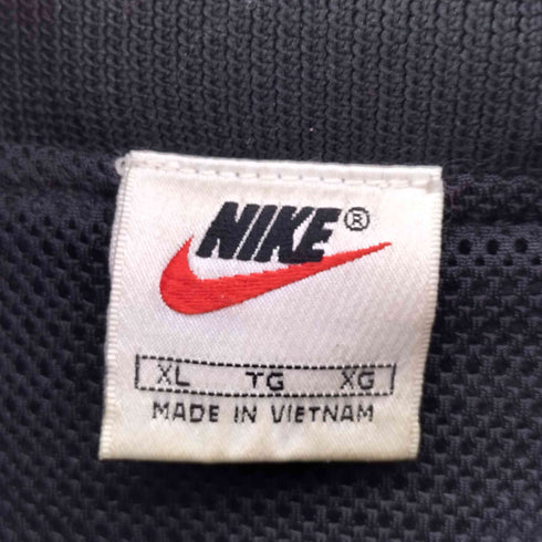 ナイキ NIKE 90s 白タグ スウッシュ刺繍 フーデッドナイロンブルゾン メンズ import:XL