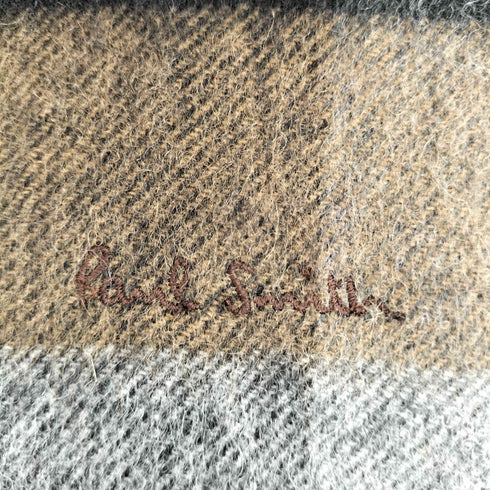ポールスミス Paul Smith ウールフリンジマフラー メンズ