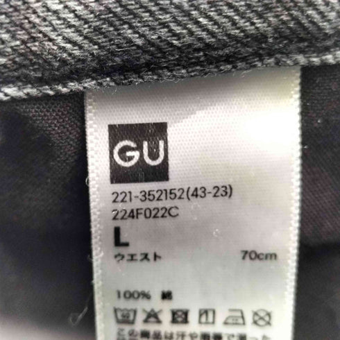 ジーユー GU バレルレッグジーンズ レディース JPN:L