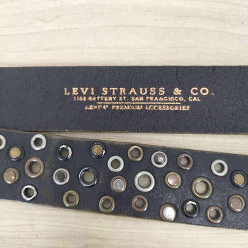 リーバイス Levis スタッズデザインレザーベルト Y2K レディース