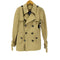 バーバリーブルーレーベル BURBERRY BLUE LABEL Balmacaan Coat 裏地ノバチェック ガンフラップ付き ダブル バルマカーン ステンカラー コート レディース 40