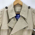 バーバリーブルーレーベル BURBERRY BLUE LABEL Balmacaan Coat 裏地ノバチェック ガンフラップ付き ダブル バルマカーン ステンカラー コート レディース 40