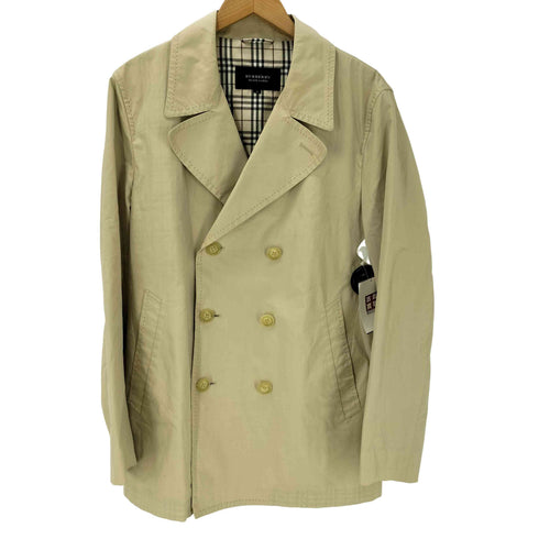 バーバリーブラックレーベル BURBERRY BLACK LABEL Balmacaan Coat 裏地ノバチェック ダブル バルマカーン ステンカラー コート メンズ import:M