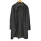 バーバリーブラックレーベル BURBERRY BLACK LABEL Balmacaan Coat 裏地ノバチェック ガンフラップ付き コーティング ブラック バルマカーン ステンカラー コート メンズ import:L