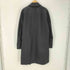 バーバリーブラックレーベル BURBERRY BLACK LABEL Balmacaan Coat 裏地ノバチェック ガンフラップ付き コーティング ブラック バルマカーン ステンカラー コート メンズ import:L