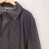 バーバリーブラックレーベル BURBERRY BLACK LABEL Balmacaan Coat 裏地ノバチェック ガンフラップ付き コーティング ブラック バルマカーン ステンカラー コート メンズ import:L