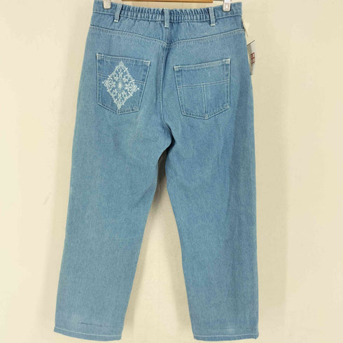 チチカカ TITICACA エスニックペイント デニムパンツ レディース L