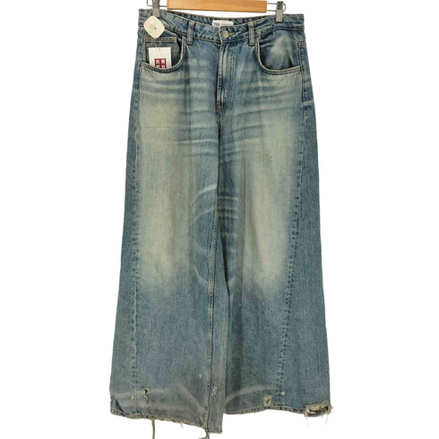ザラ ZARA TRF SUPER WIDE-LEG LOW-RISE ローライズ スーパーワイド バギー デニム パンツ レディース 38