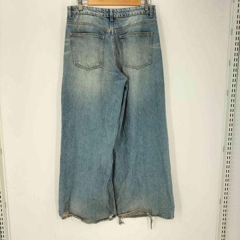 ザラ ZARA TRF SUPER WIDE-LEG LOW-RISE ローライズ スーパーワイド バギー デニム パンツ レディース 38